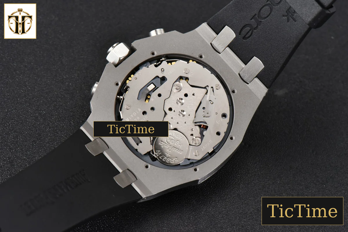 Offshore Ladies 26231ST 37mm RXWF Diamond Black Dial Black Subdial Black Rubber Strap Quartz — foto 17