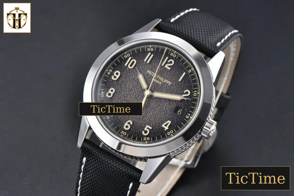 Calatrava 5226G 40mm PPF Gray Dial Nylon Strap Mod MY9015 — foto 3