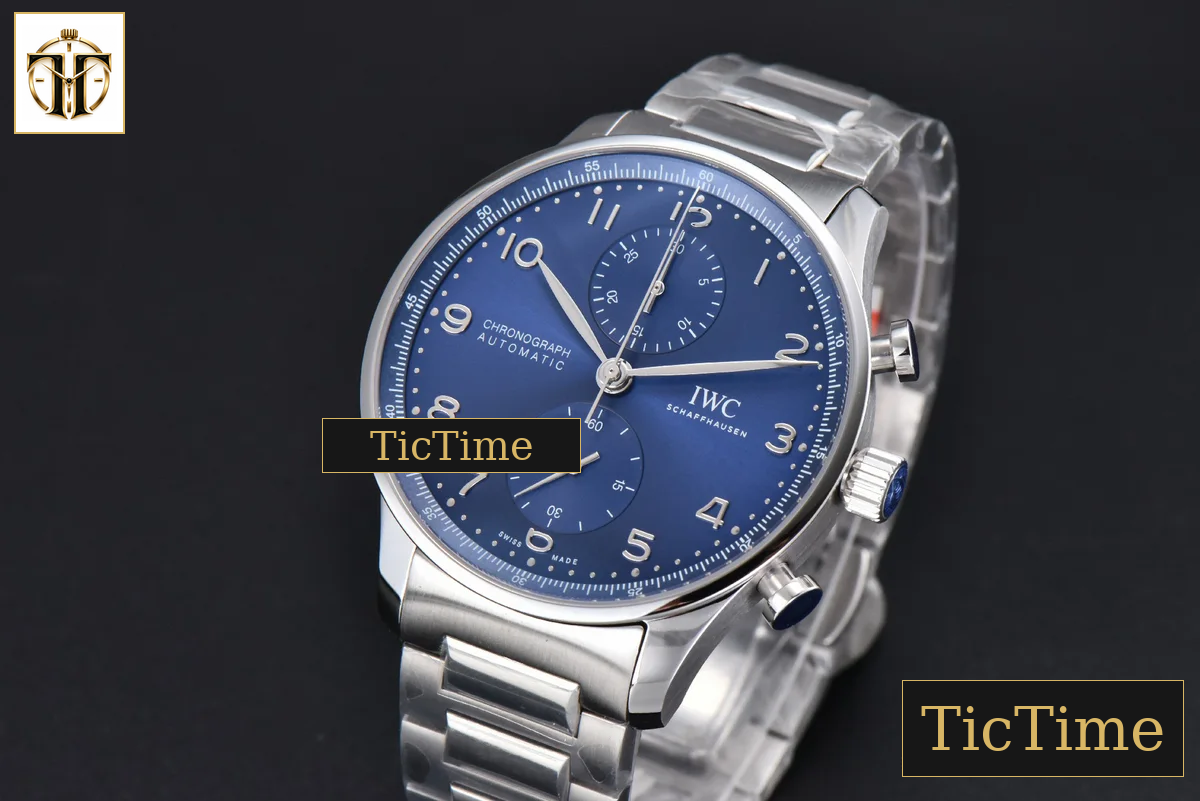 Portuguese IW371606 41mm ZF SS Blue Dial SS Bracelet A96355 — foto 4