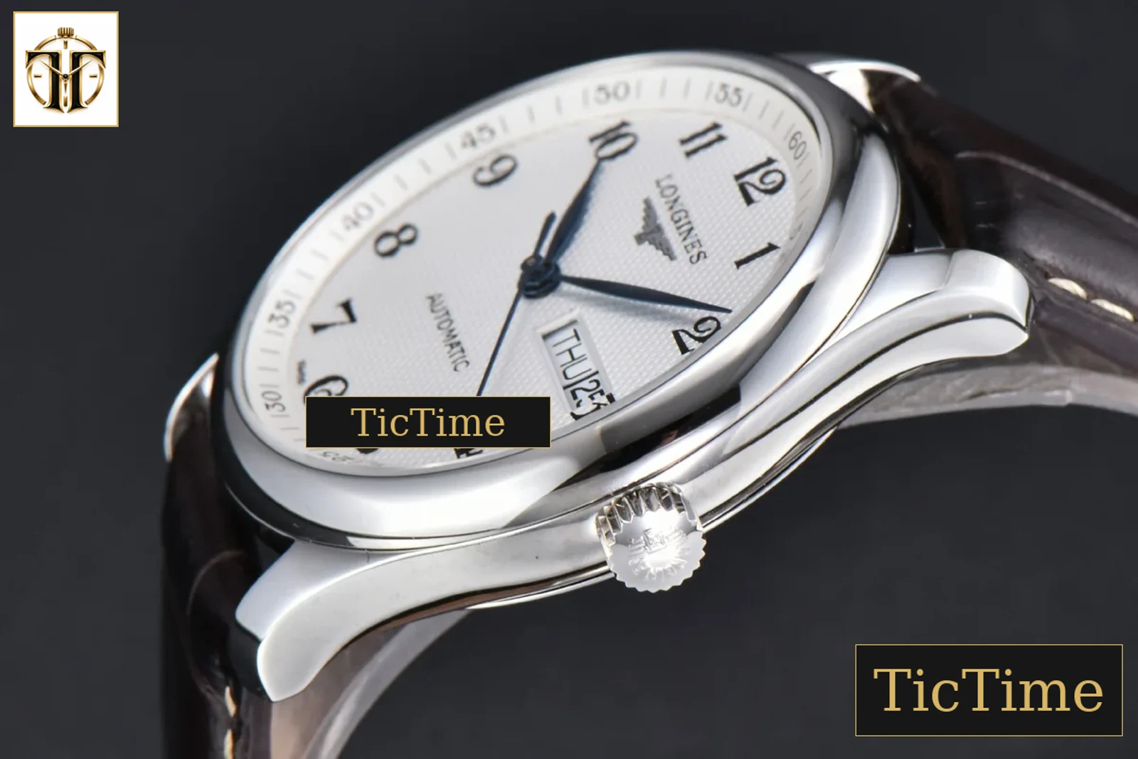 Master Automatic 40mm LGF White Dial Leather Strap — foto 11
