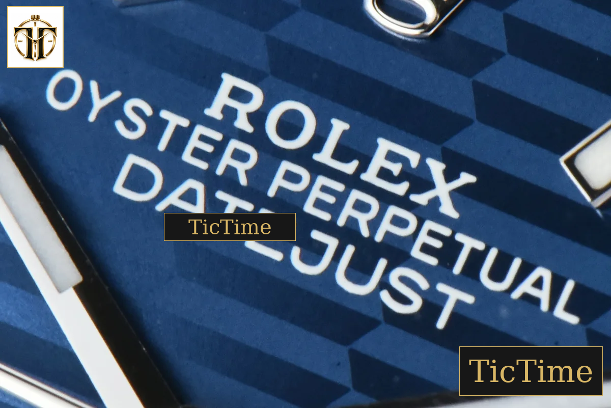 DateJust Smooth Bezel 36mm BPF Blue Motif Dial Jubilee Bracelet A2824 — foto 5