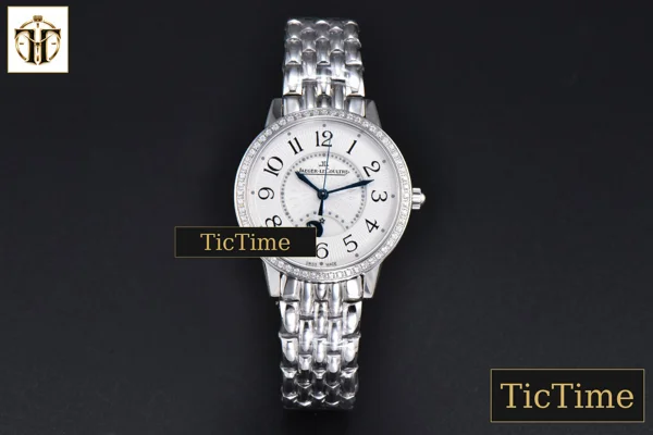 Foto frontal — Rendez-Vous Night & Day 34mm APSF Diamond White Textured Dial SS Bracelet A898