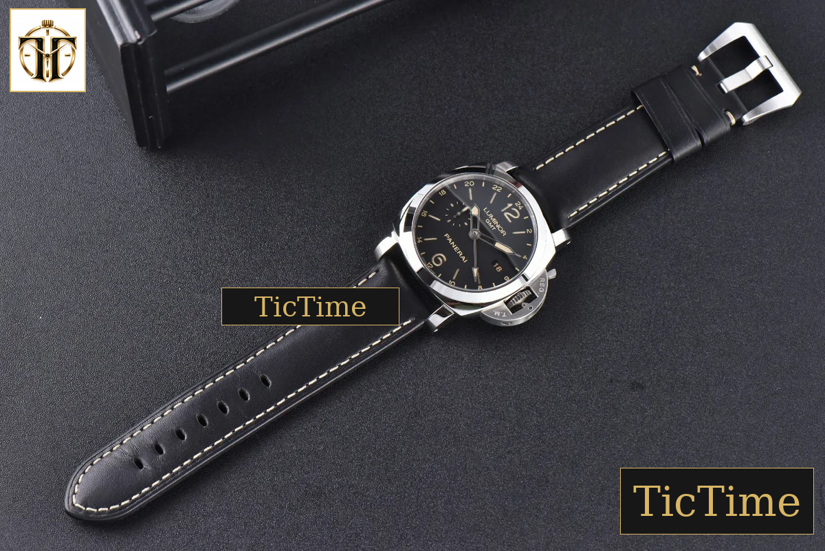 “Q” Luminor GMT PAM531 44mm VSF Black Dial Leather Strap P9003 — foto 30