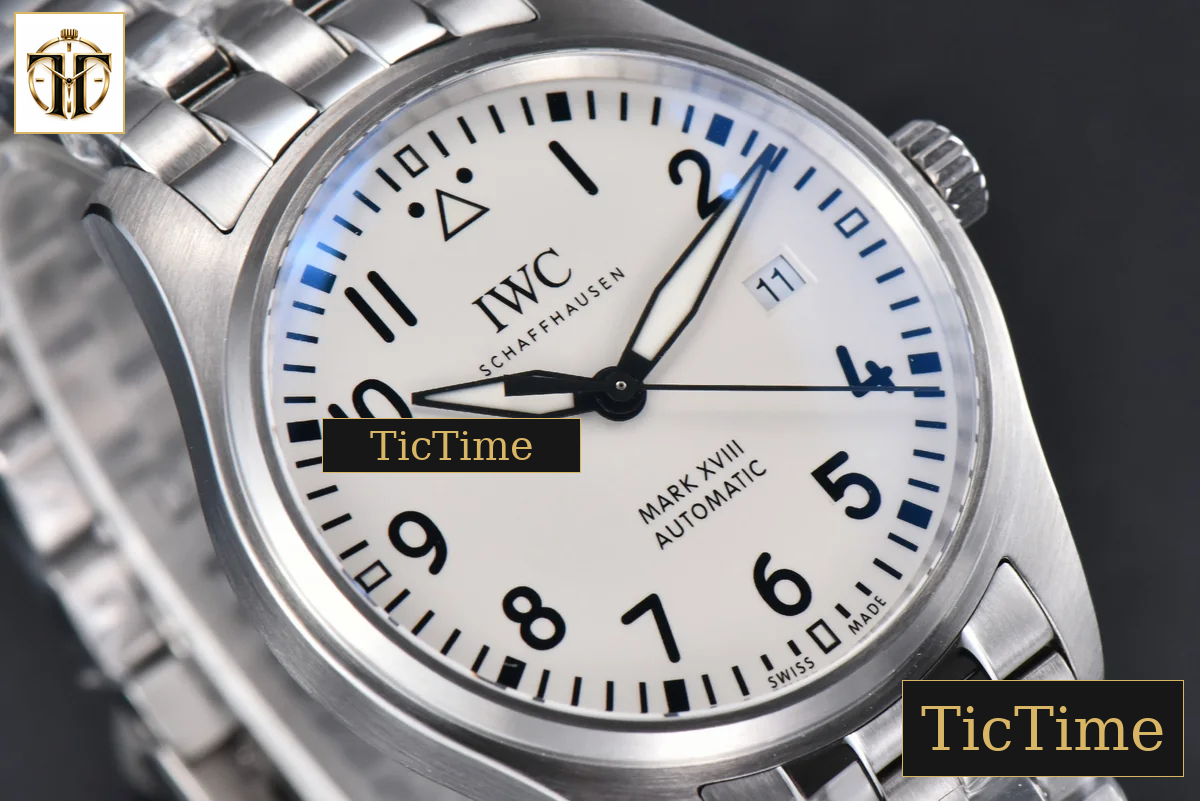 Mark XVIII IWC327012 40mm V7F White Dial SS Bracelet A2892 — foto 12