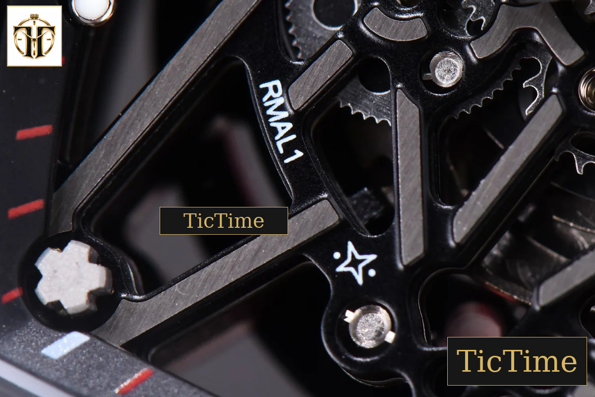 RM035-02 KVF Skeleton Dial Red Red Rubber Strap V3 Miyota8215 — foto 8
