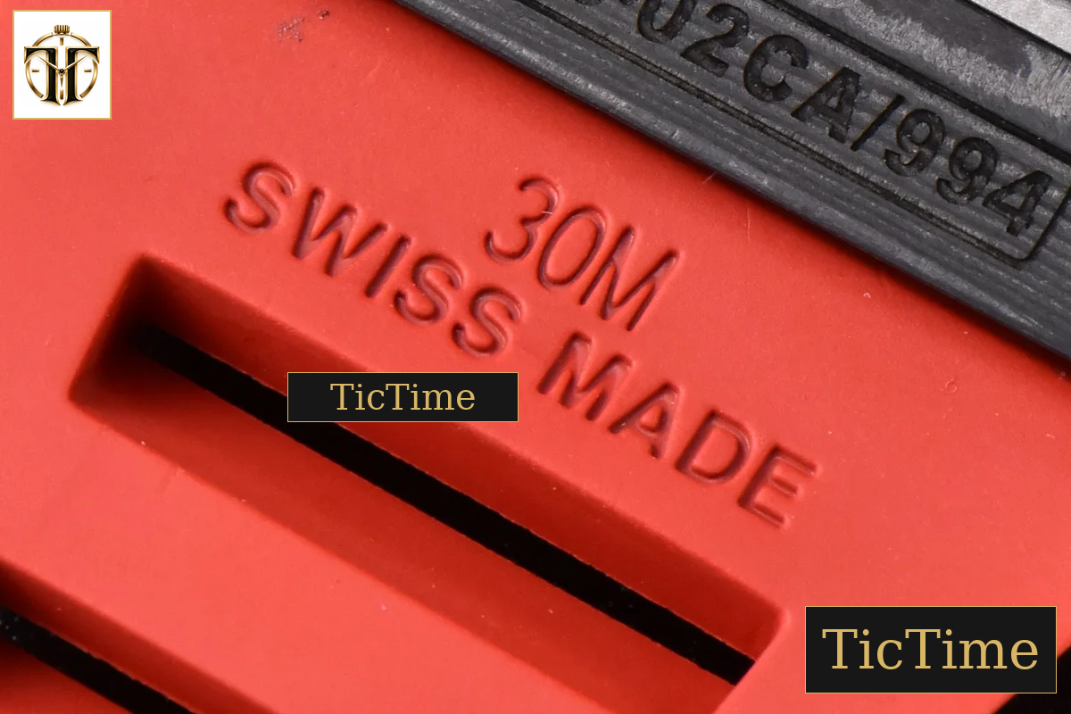 RM035-02 42mm T+F Black Forged Carbon Skeleton Dial Red Crown Red Rubber Strap RMUL2 — foto 25