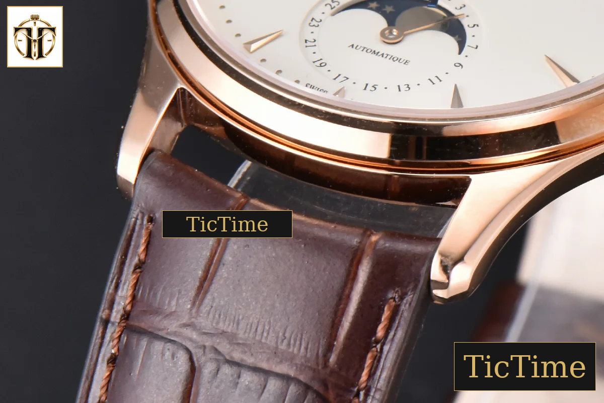 Master Ultra Thin Moonphase 1362520 39mm ZF RG White Dial Brown Leather Strap V3 A925 — foto 10