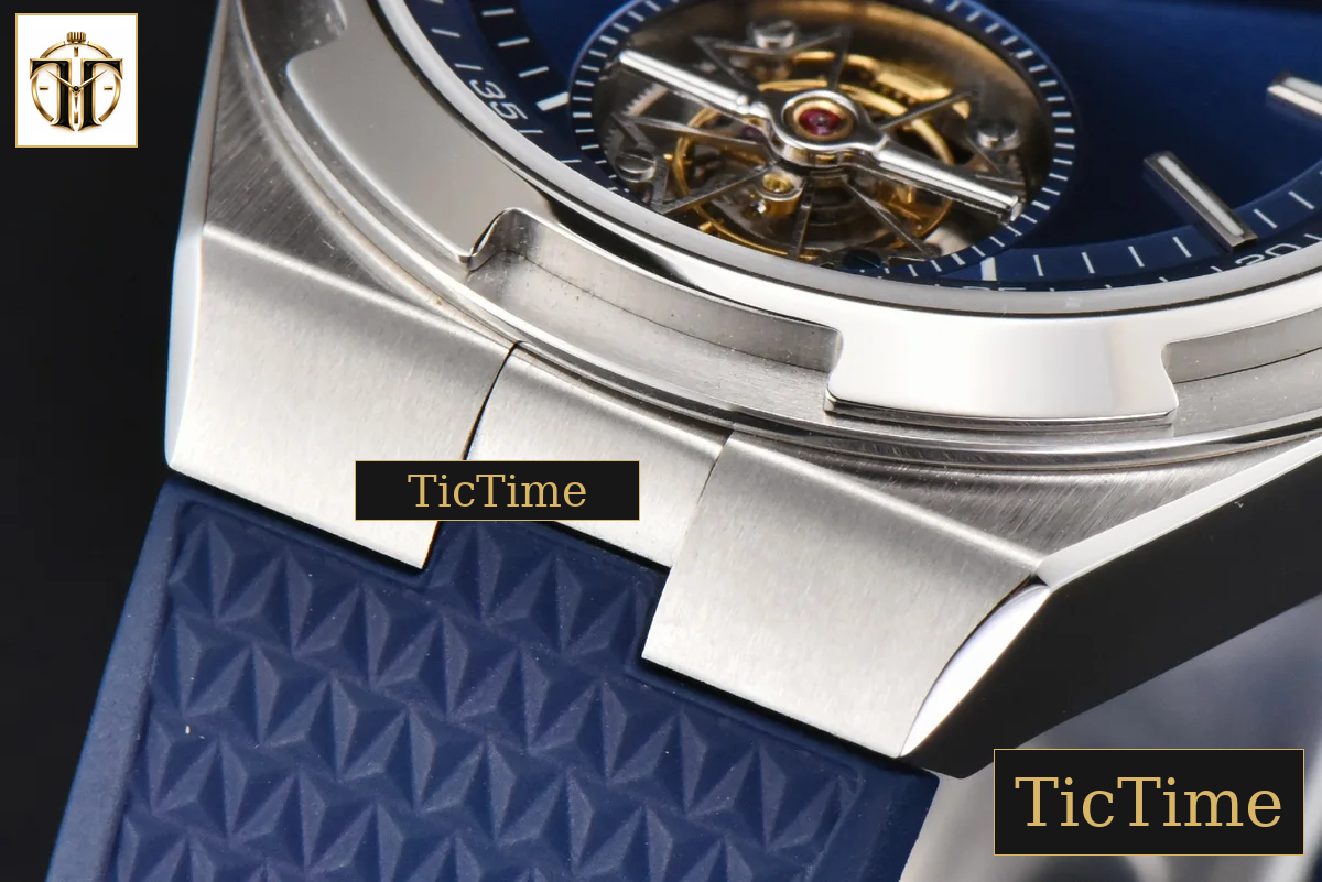 Overseas Tourbillon 6000V 42.5mm BBRF Blue Dial Blue Rubber Strap Tourb — foto 10