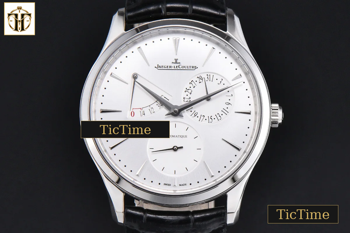 Master Ultra Thin Power Reserve 39mm APSF Silver Dial Black Leather Strap DD938 — foto 2