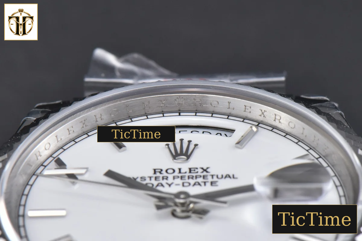 DayDate 40mm GMF White Dial Roma Marker President Bracelet A2836 — foto 13