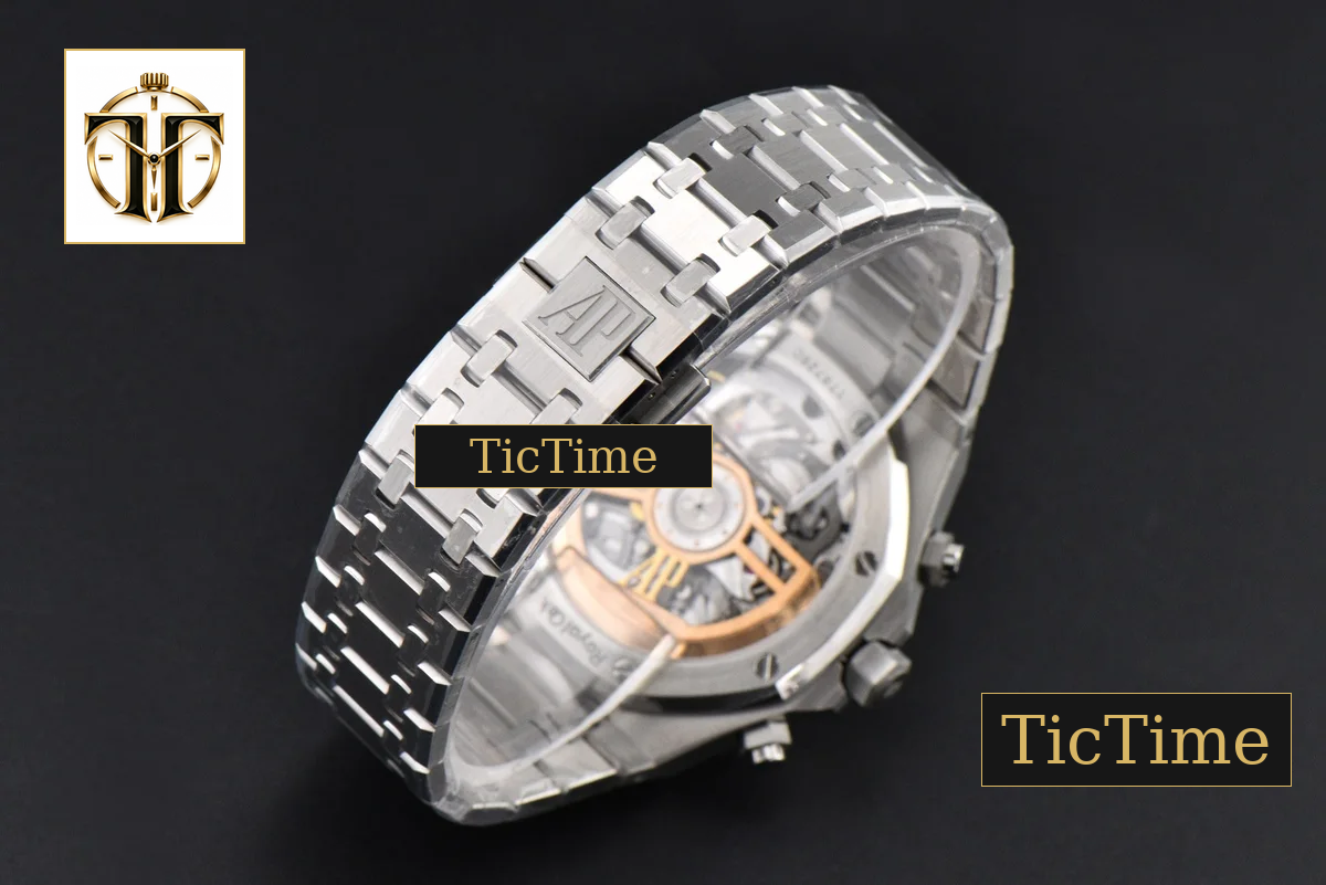 Royal Oak Chrono 26240 ZF SS Black Dial SS Bracelet V1 (V2 free sprung ) SA4401 — foto 4