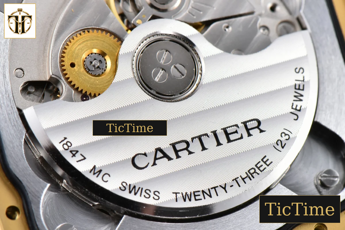 Santos de Cartier XL 40mm AF YG White Dial Black Rubber Strap Miyota 9015 — foto 18