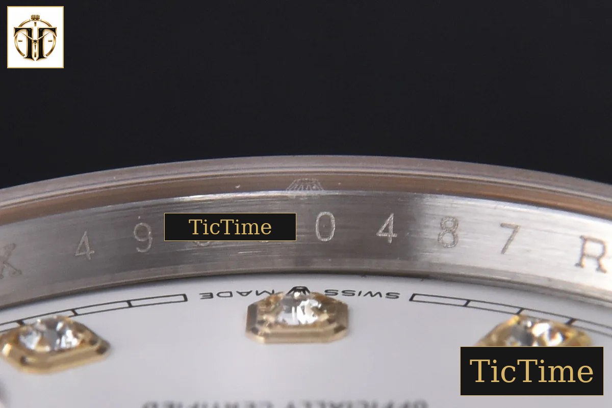 DateJust 904L 36mm GMF YG/SS Fluted Bezel White Dial Diamond Marker Jubilee Bracelet VR3235 — foto 12
