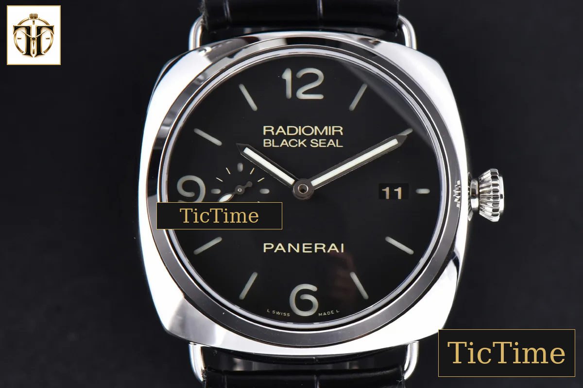 Radiomir PAM388 45mm VSF Black Dial Leather Strap P9000 — foto 2