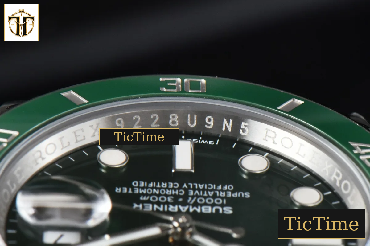 Submariner LV 116610 40mm Clean Factory Green Ceramic Green Dial SS Bracelet VS3135 — foto 15