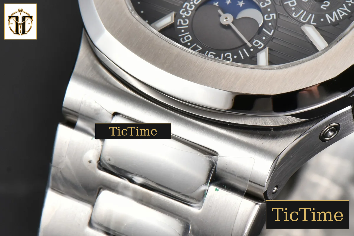 Nautilus 5740 40mm TWF Black Dial SS Bracelet A240 — foto 10