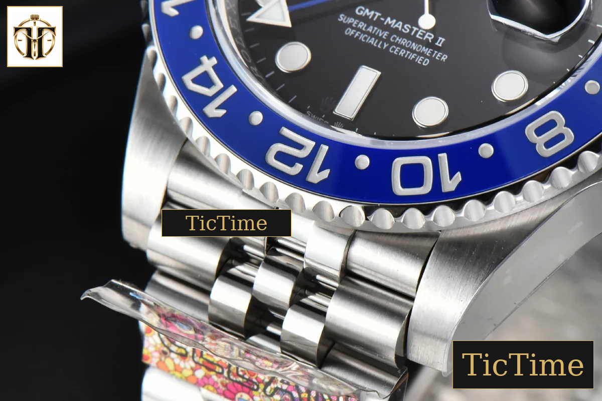 GMT-Master II BLNR 126710 Clean Factory Black/Blue Ceramic Jubilee Bracelet V3 DD3285 — foto 13
