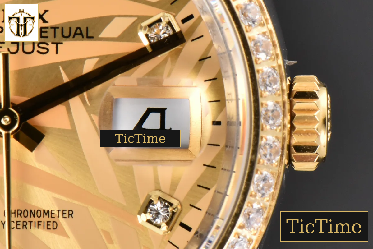 DateJust 36mm BPF YG/SS Diamond YG Plam Dial Diamond Marker Jubilee Bracelet 3235 — foto 9