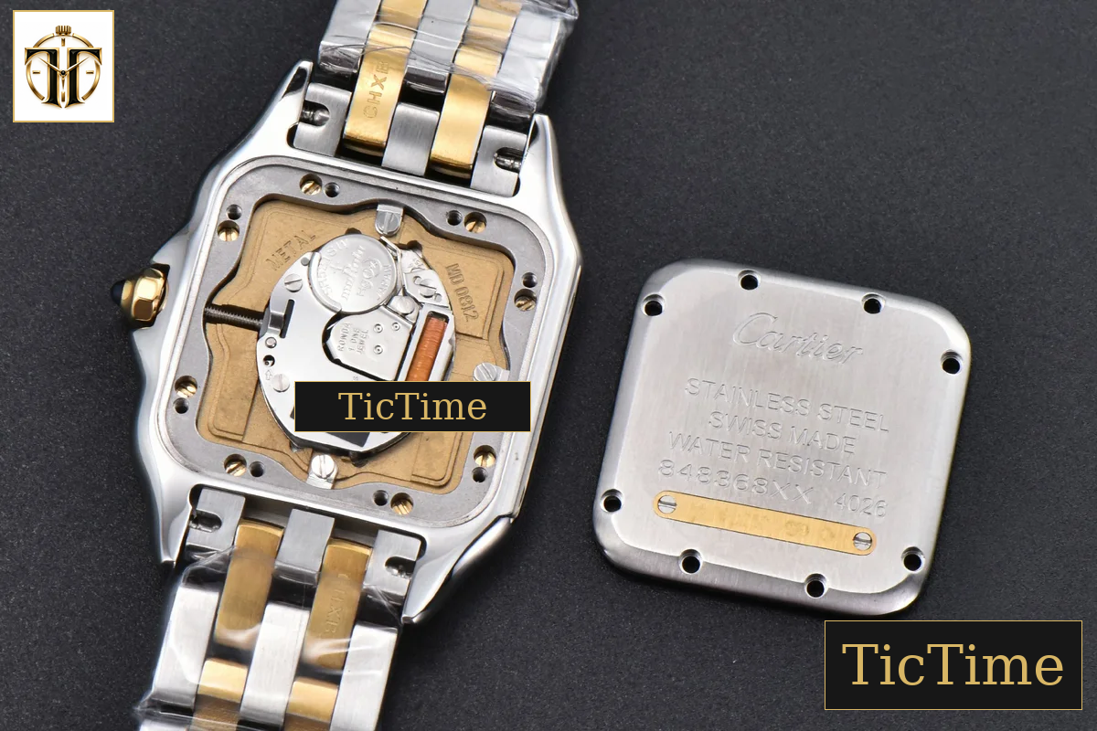Panthère 27mm AF SS/YG Diamond Bezel White Dial SS/YG Bracelet Ronda Quartz — foto 18