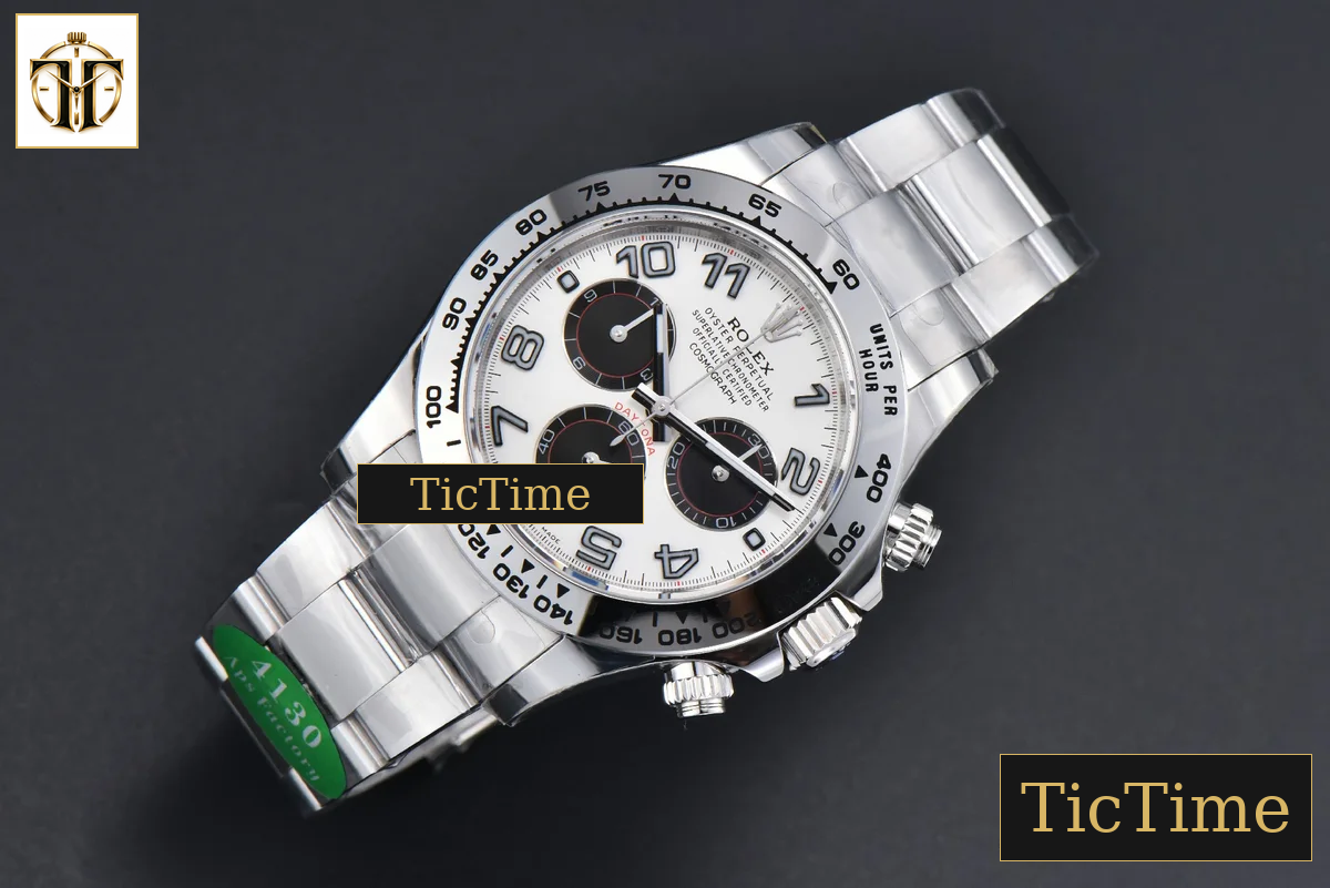 Daytona 116509 APSF SS White Dial Digital Marker SS Bracelet SH4130 — foto 4