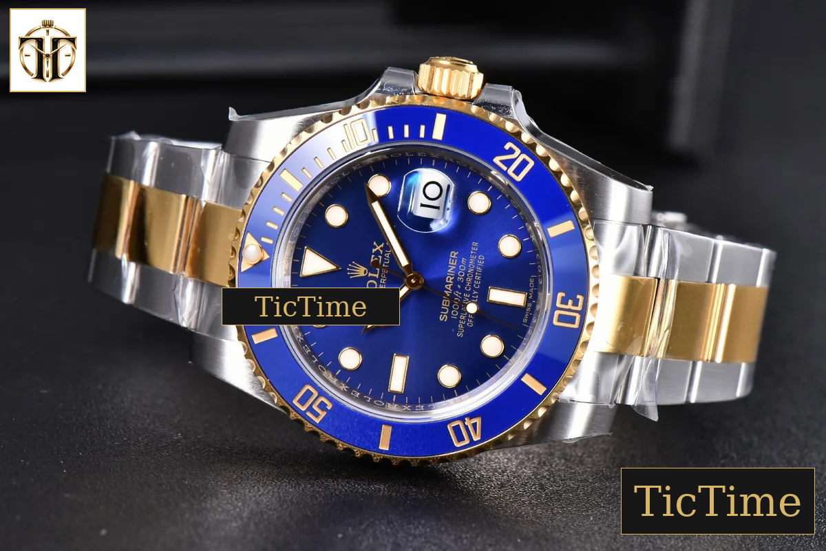 Submariner LB 904L 116613 40mm VSF Blue Ceramic YG/SS Bracelet VS3135 — foto 17
