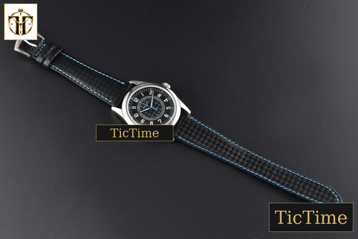 Calatrava 6007G 40mm ZF Black Dial Blue Hand Nylon Strap 9015 — foto 32