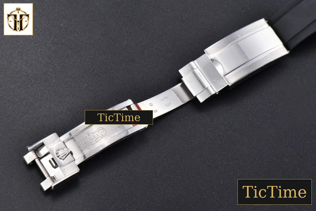 Yacht-Master 3D 226659 42mm Clean Factory Black Ceramic Bezel Oysterflex Strap VR3235 — foto 33