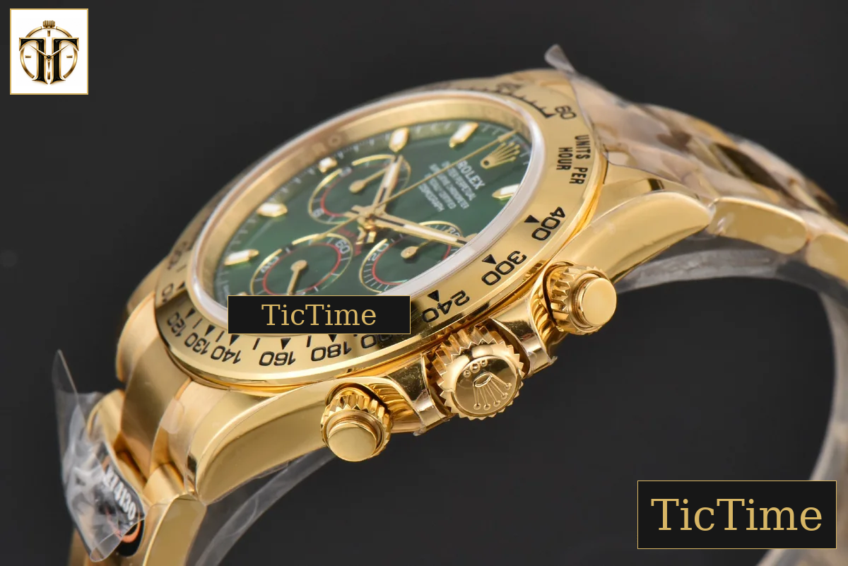 Daytona 116508 40mm BTF YG Green Dial YG Bracelet SA4130 — foto 11