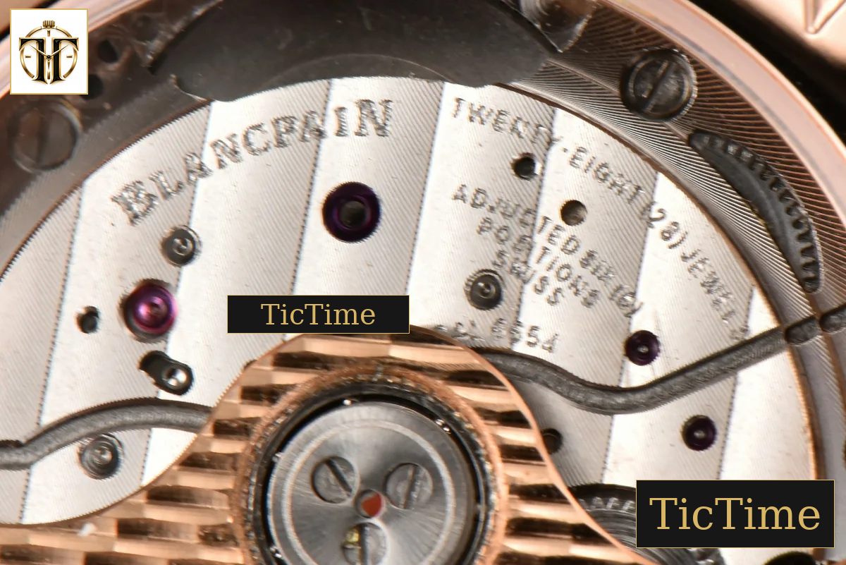 Villeret Complicated Function 6654 40mm OMF RG Blue Dial Black Leather Strap V3 A6654 — foto 18
