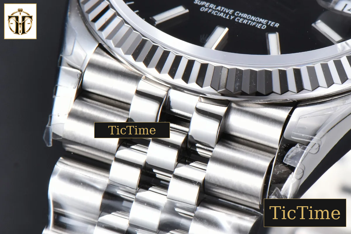 DateJust 904L 126234 36mm VSF Black Dial Lume Marker Jubilee Bracelet VS3235 — foto 11