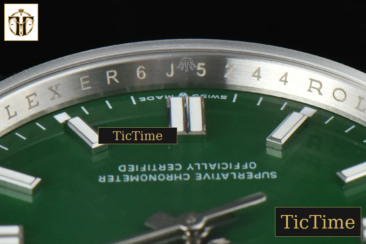 Oyster Perpetual 126000 36mm EWF Green Dial SS Bracelet A3230 — foto 12