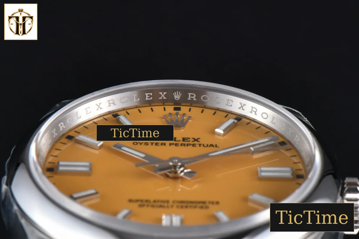 yster Perpetual 904L 126000 36mm VSF Yellow Dial Oyster Bracelet VS3235 — foto 12