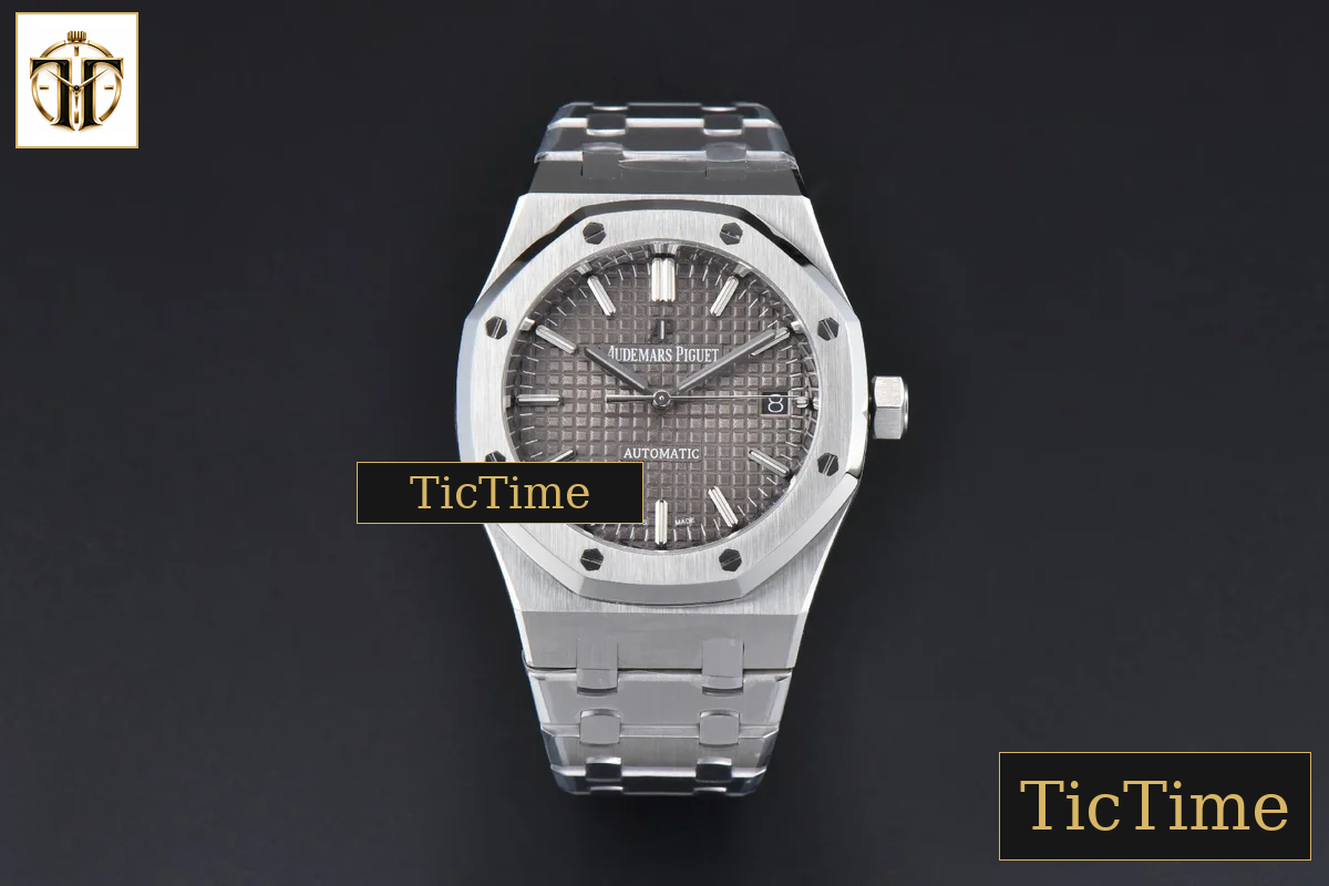 Royal Oak 15450 37mm ZF Gray Textured Dial SS Bracelet SA3120 — foto 2