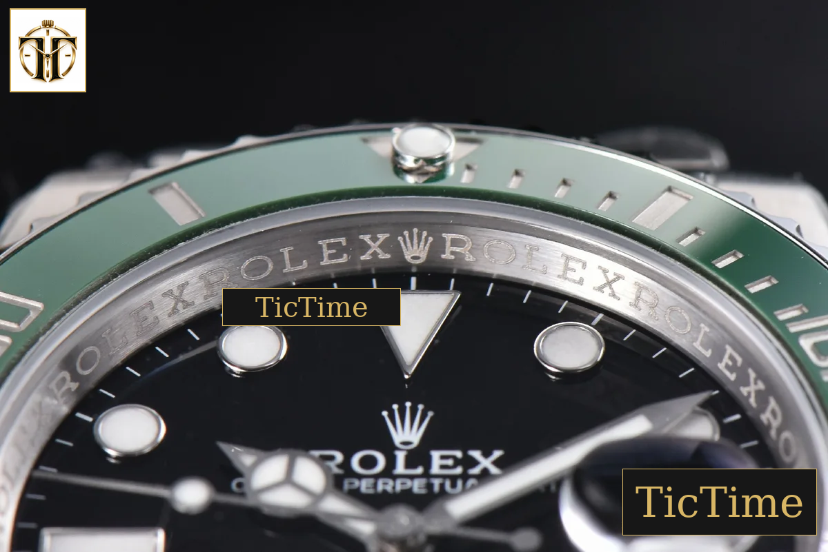 Submariner LV Kermit 904L 126610 41mm VSF Green Ceramic SS Bracelet VS3235 — foto 11