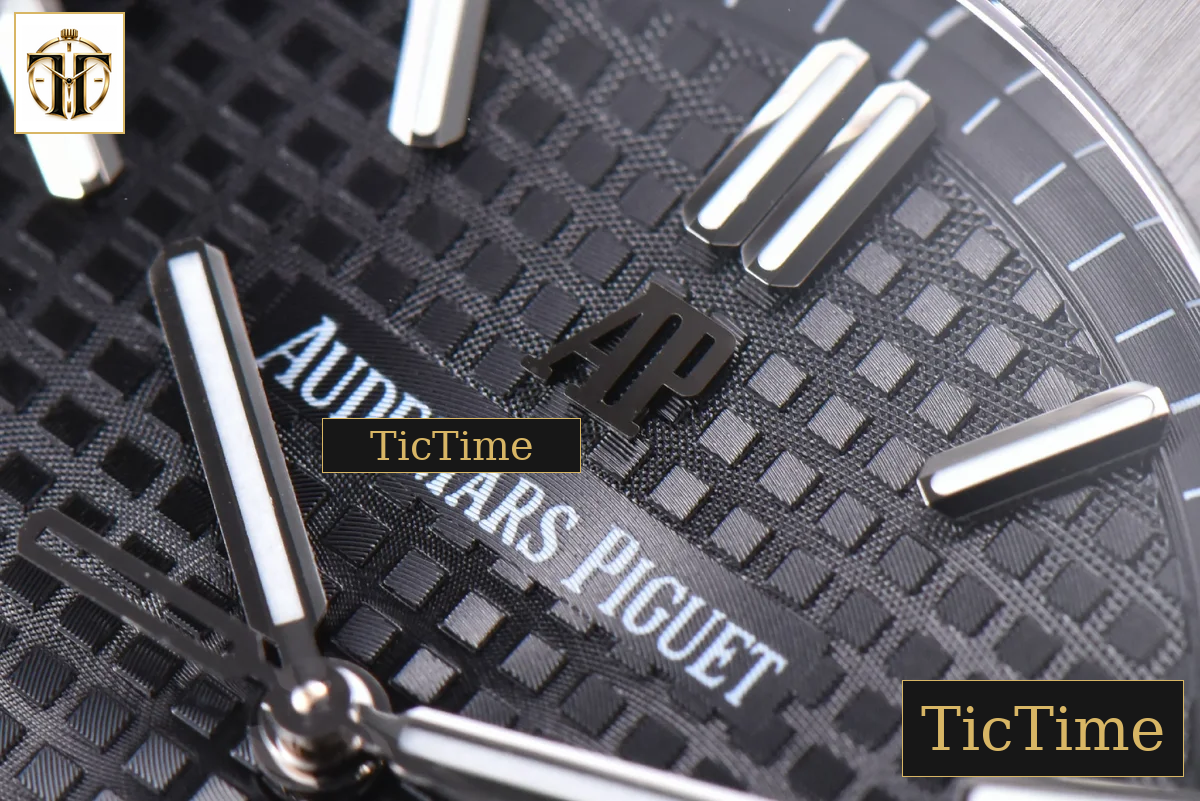 Royal Oak 15500 41mm OMF Black Textured Dial SS Bracelet V2 Miyota 9015 — foto 6