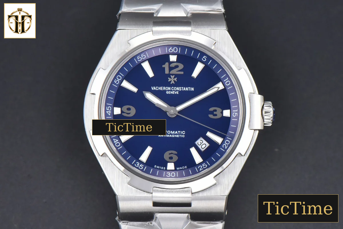 Overseas 47040 42mm PPF Blue Dial SS Bracelet A1226 — foto 2