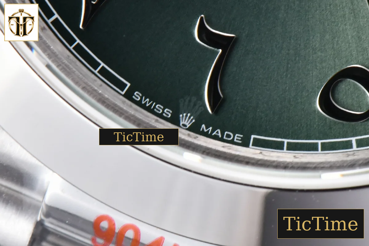 DayDate 904L Smooth Oliva 40mm GMF Green Arabic Dial President Bracelet A2836 — foto 10