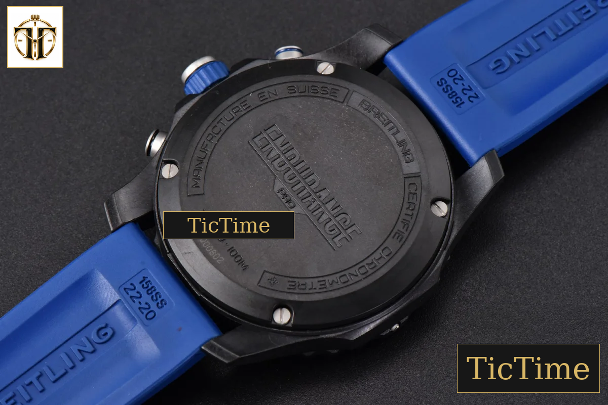Endurance Pro 44mm OF Blue Chronometer Dial Blue Rubber Strap Swiss Quartz — foto 20