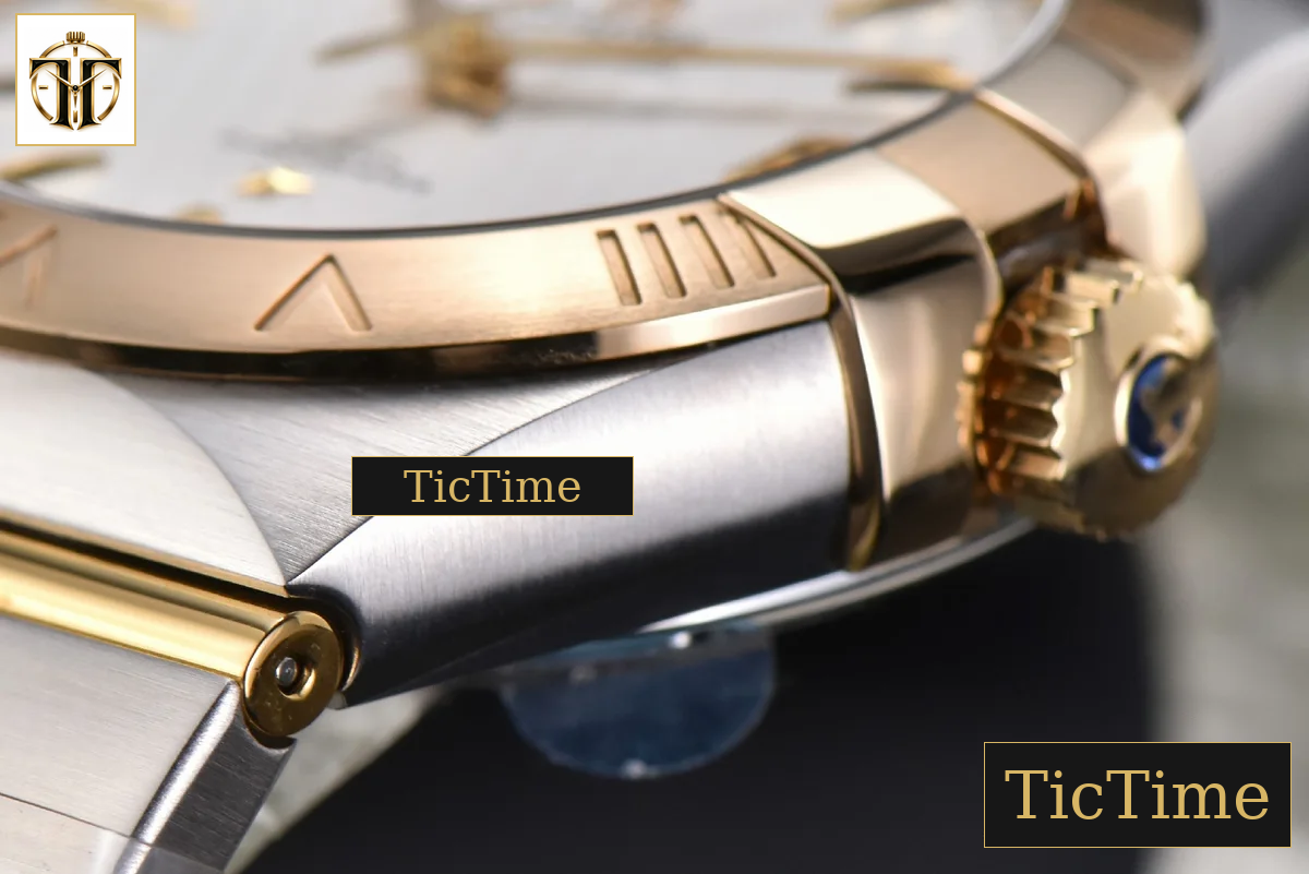 Constellation 38mm VSF YG/SS White Textured Dial YG/SS Bracelet A8500 — foto 12