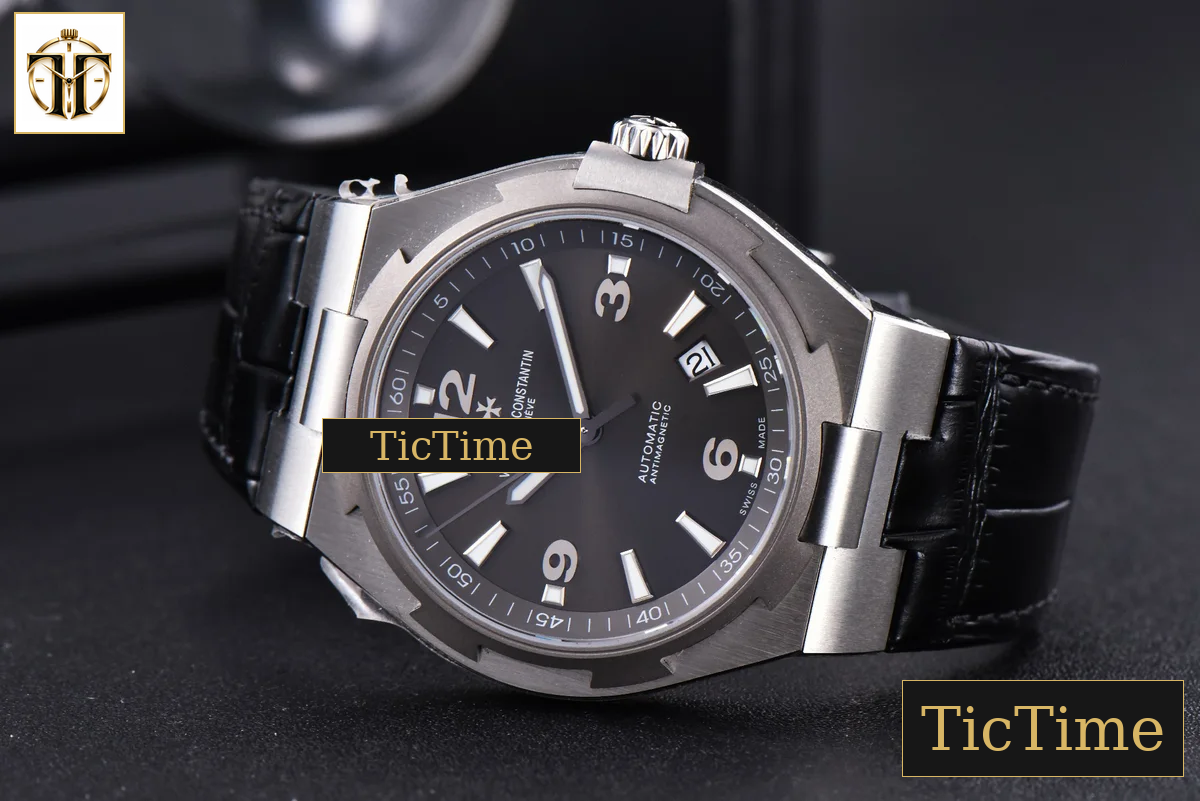 Overseas 47040 42mm MKF Gray Dial Leather Strap 9015 — foto 25