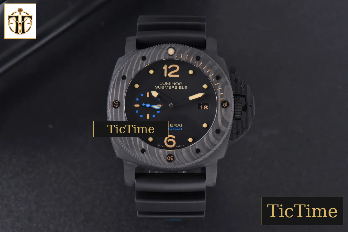 Carbotech PAM616 47mm VSF Blue Logo Black Rubber Strap V3 P.9000 — foto 3