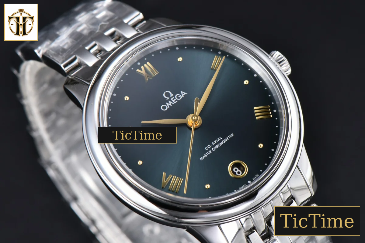 De Ville Prestige Ladies 34mm VSF Green Dial Bracelet A8800 — foto 11