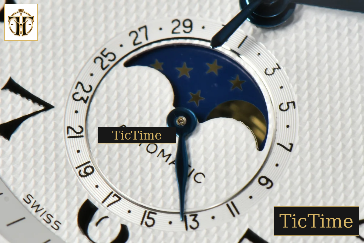 Master Moonphase 40mm GF White Dial SS Bracelet A899 — foto 6