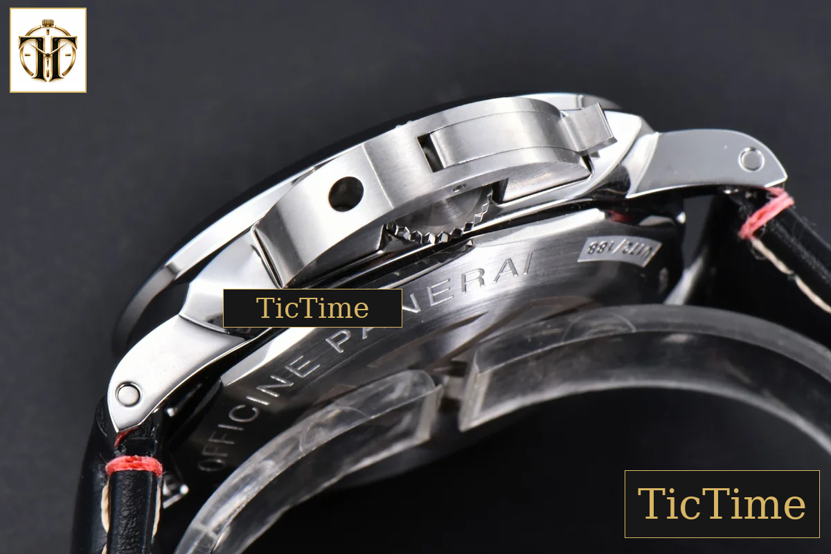 PAM910 44mm TTF Black Dial Black Leather Strap P9010 — foto 15