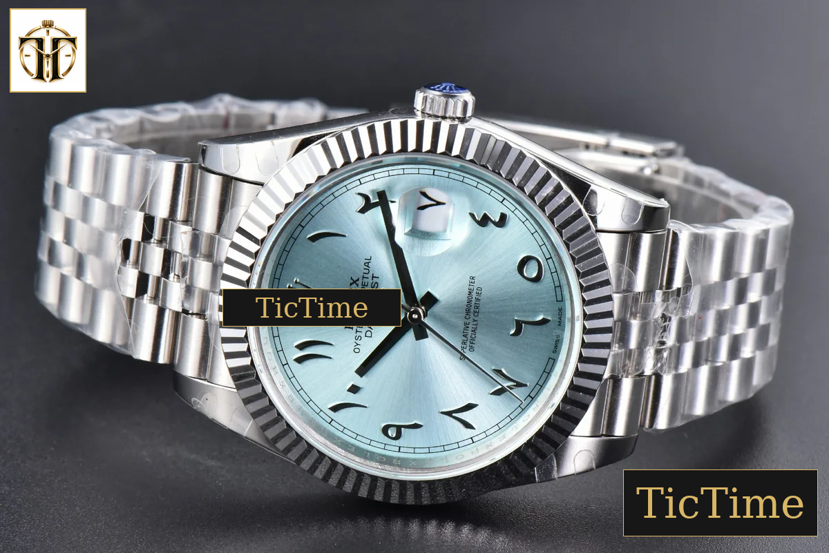 DateJust 126334 41mm BPF Ice Blue Arabic Dial Jubilee Bracelet A2824 — foto 16