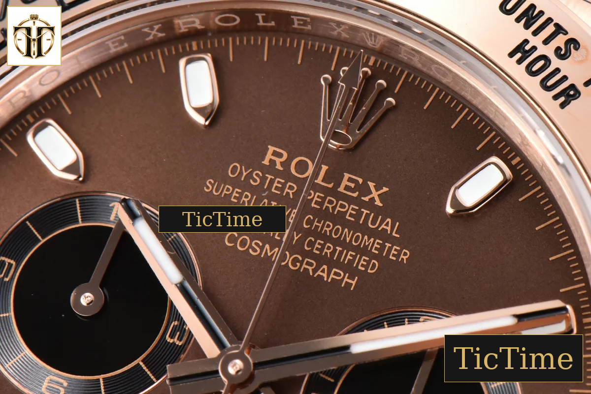 Daytona 116505 40mm BTF Brown Dial Black Subdial RG Bracelet SA4130 — foto 5