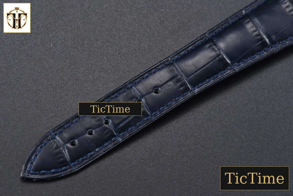 Tradition 7057BB 40mm ZF Silver Dial White Subdial Blue Leather Strap A505 — foto 16