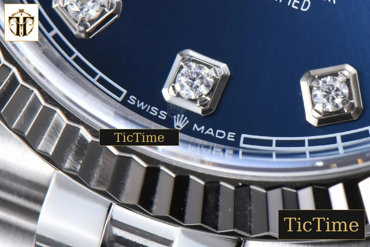 DateJust 126234 36mm Clean Factory Blue Dial Diamond Marker Jubilee Bracelet VR3235 — foto 11