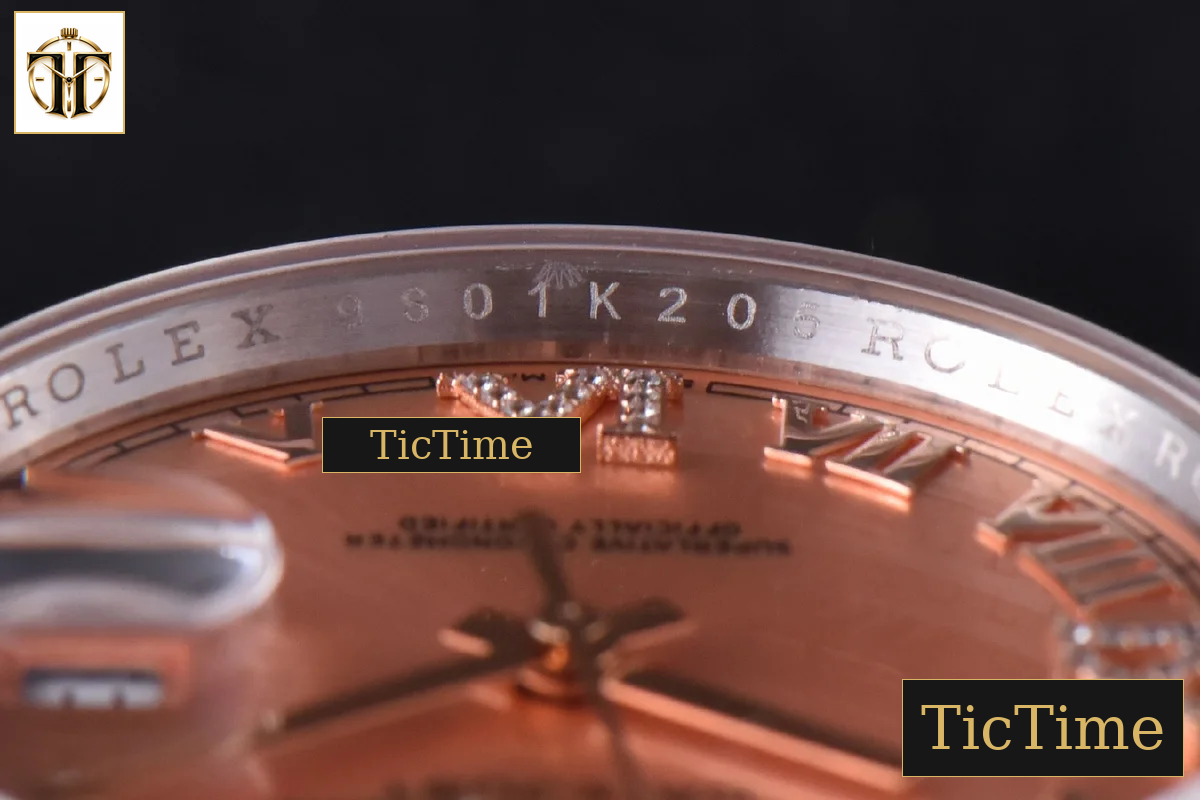 DateJust 36mm EWF SS/RG RG Dial Diamond Roma Marker Diamond Bezel Oyster Bracelet A3235 — foto 13