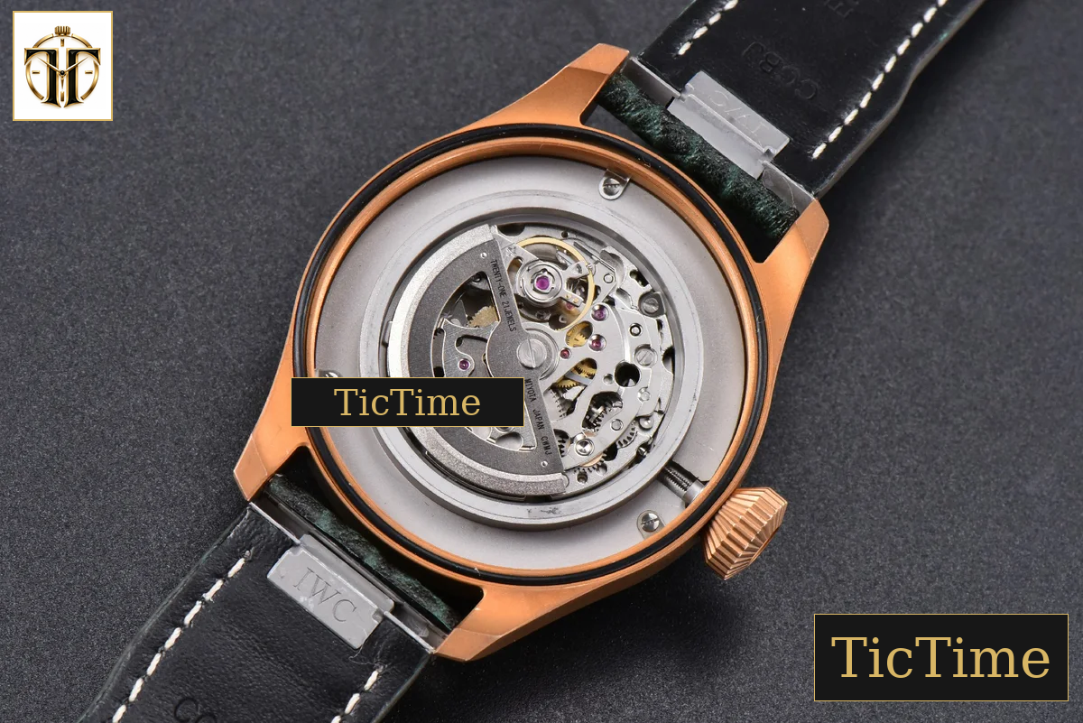 Big Pilot IW329702 43.8mm M+F Bronze Green Dial Green Leather Strap SEIKO 8N-24 — foto 22